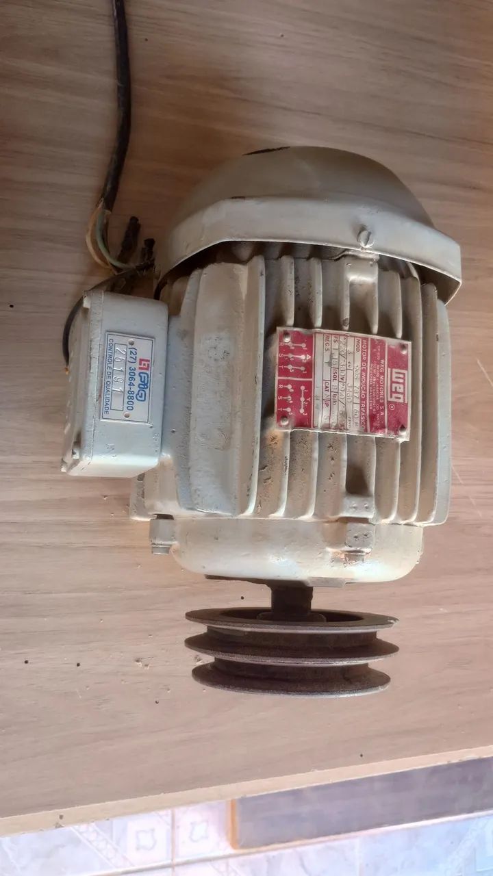 Motor 3cv trifásico de alta rotação