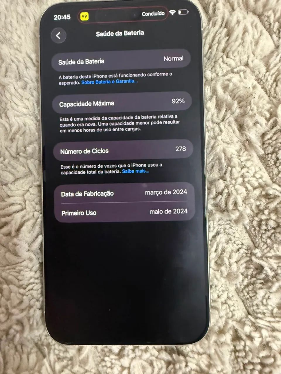 iPhone 15 pro max 256 gb