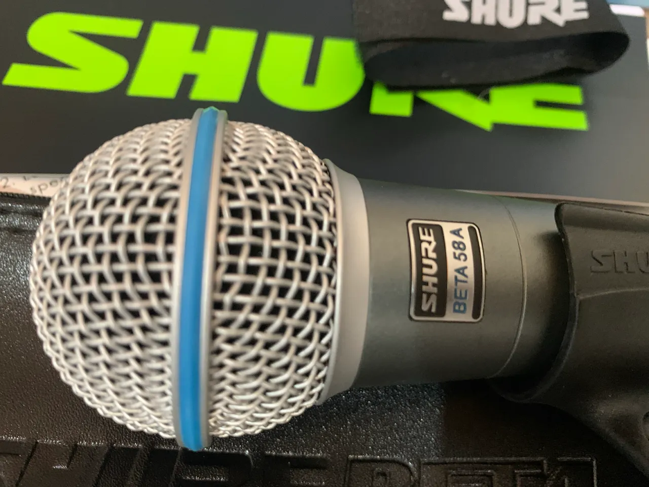 microfone shure beta 57a original - Microfones e Gravadores