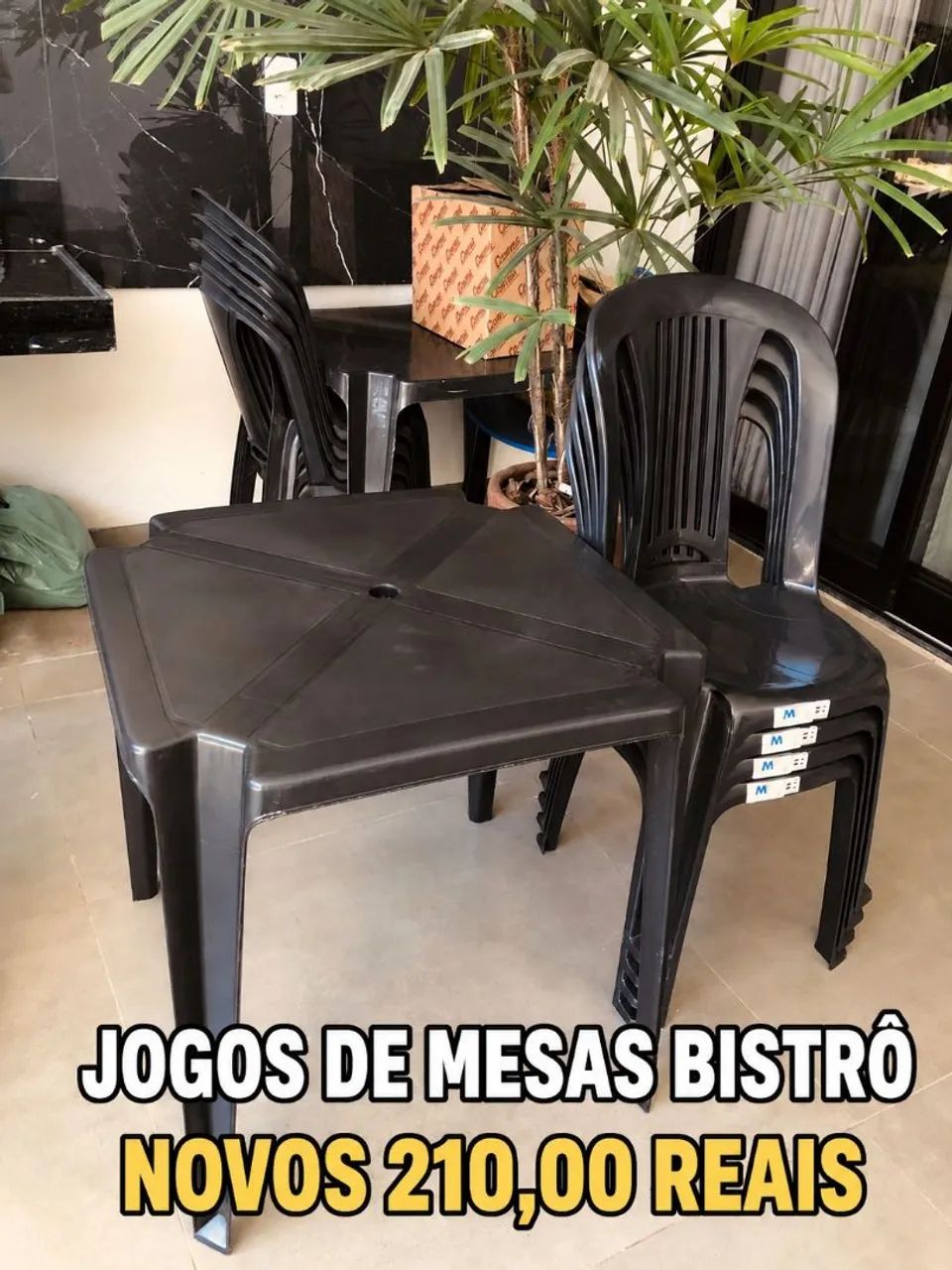 JOGOS DE MESAS BISTRÔ NOVOS 