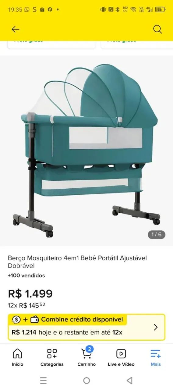 Berço portátil 