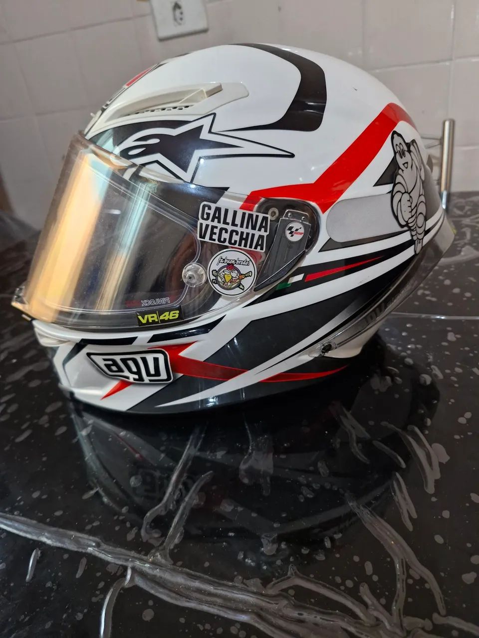 CAPACETE AGV CORSA VELOCITY EM PERFEITAS CONDIÇÕES  - Foto 2