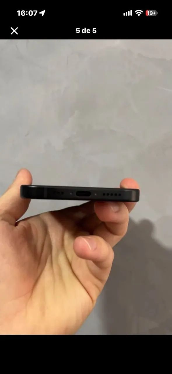 Iphone 15 estado de novo 87% BATERIA ORIGINAL - Foto 4