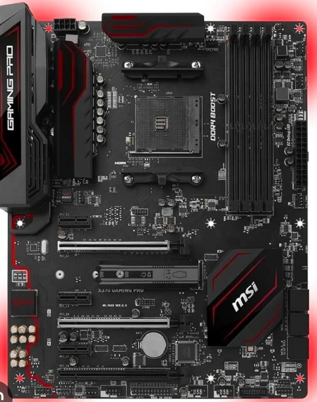 Kit Ryzen 7 1700 + placa mãe mais x370 gaming pro - Foto 2