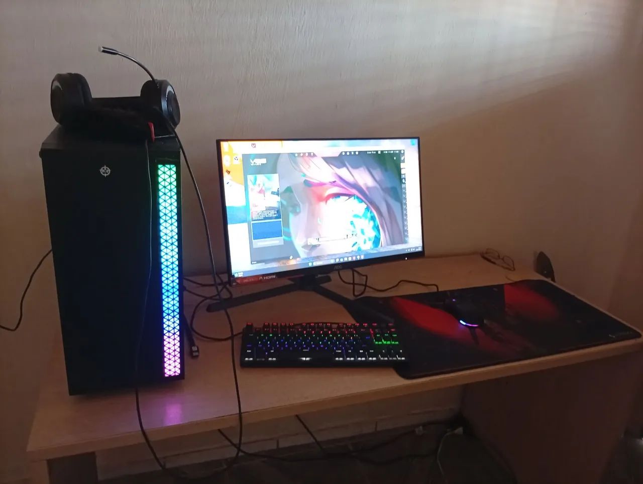 Computador gamer Ryzen 5 5600g,só a CPU com os periféricos.  - Foto 5