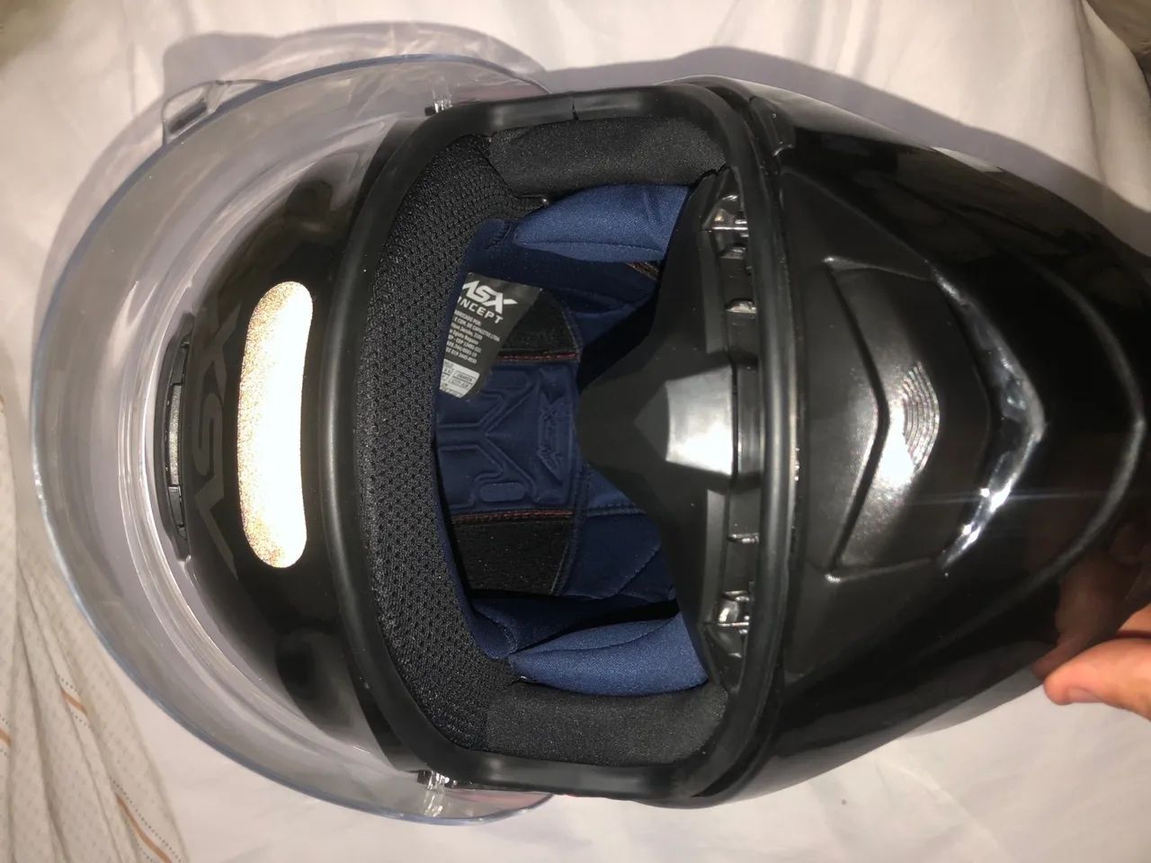 Capacete ASX EAGLE SV SOLID  - Foto 5