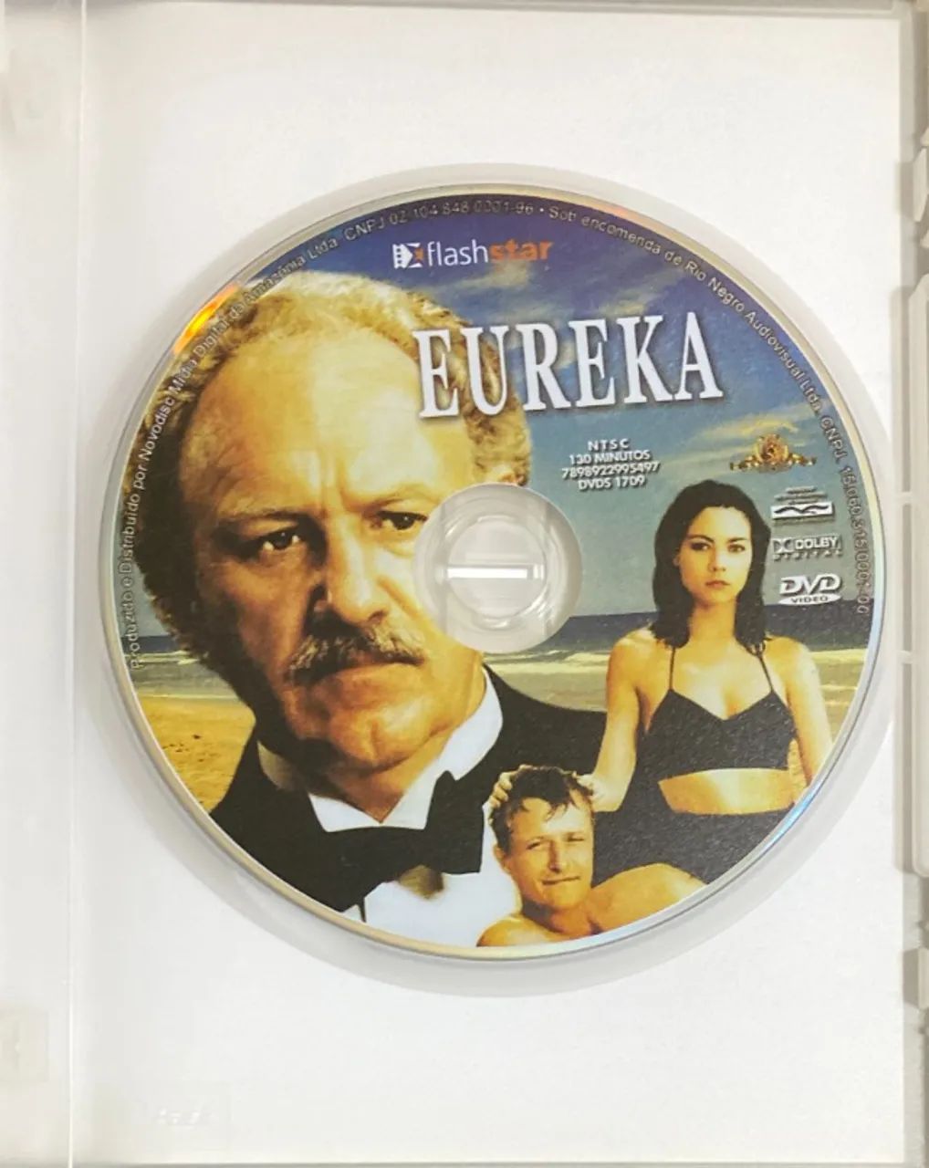 DVD do filme Eureka (Com Gene Hackman-Rutger Hauer-Teresa Russell) - Foto 2