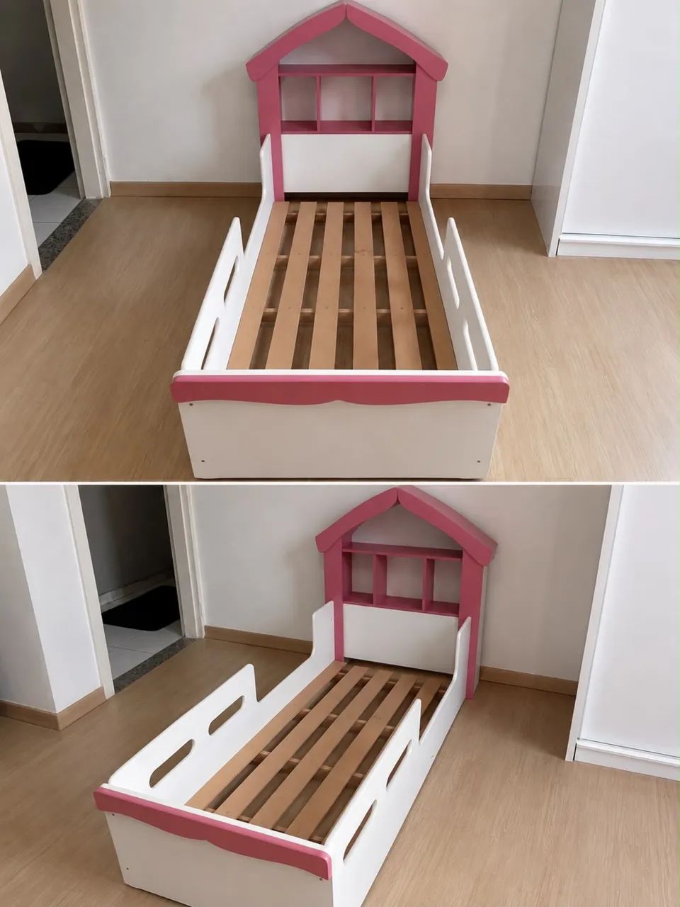 Móveis a venda - SOFÁ, RACK, guarda roupas, cama montessori menina, mesa e cadeiras - Foto 2