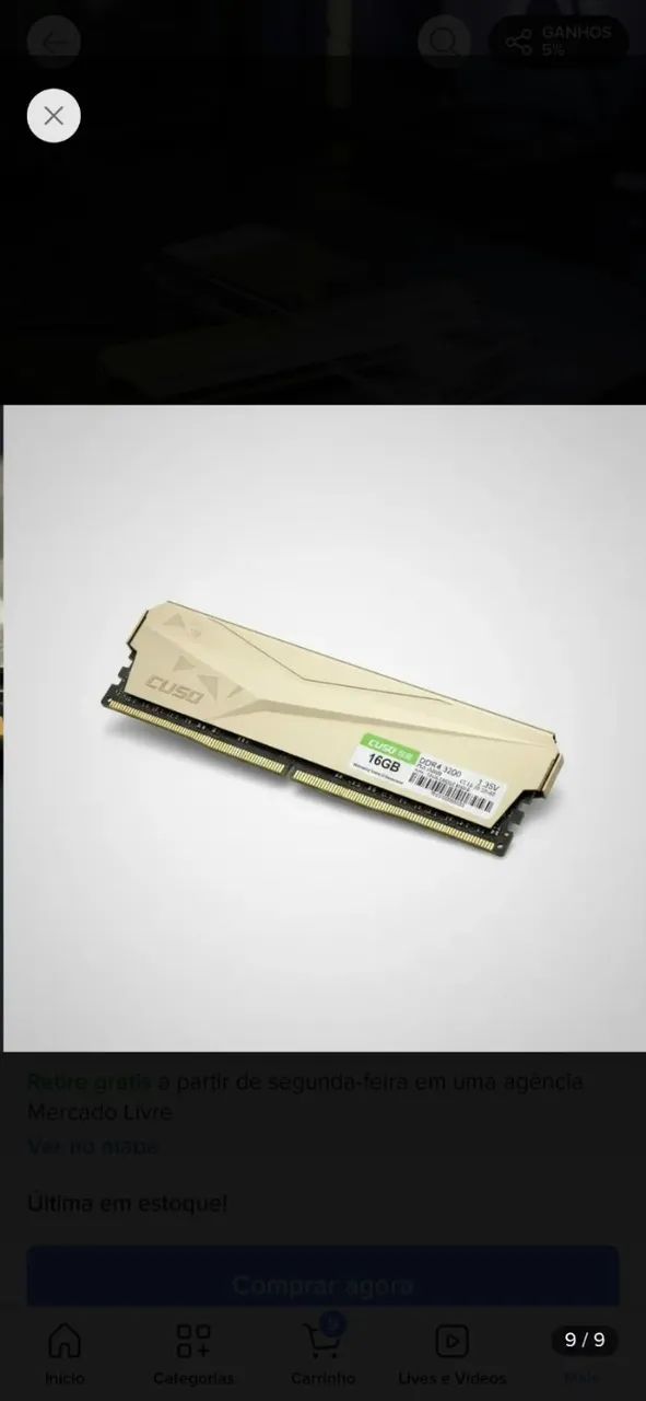 Memoria 16 gb 3200 cuso - Foto 3