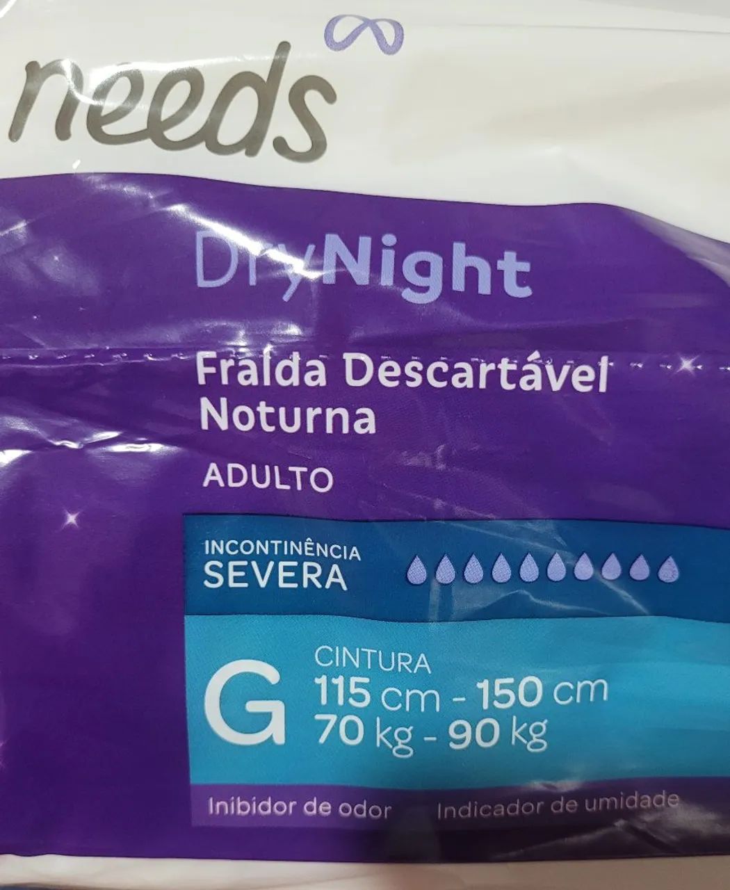 Fraldas NOTURNA G adulto 20 unid - Foto 2
