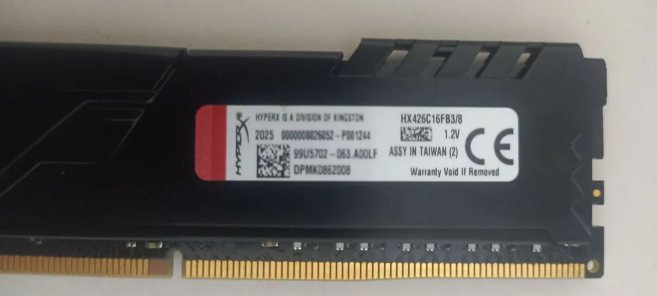 8GB DDR4 HYPERX 2666 - Foto 2