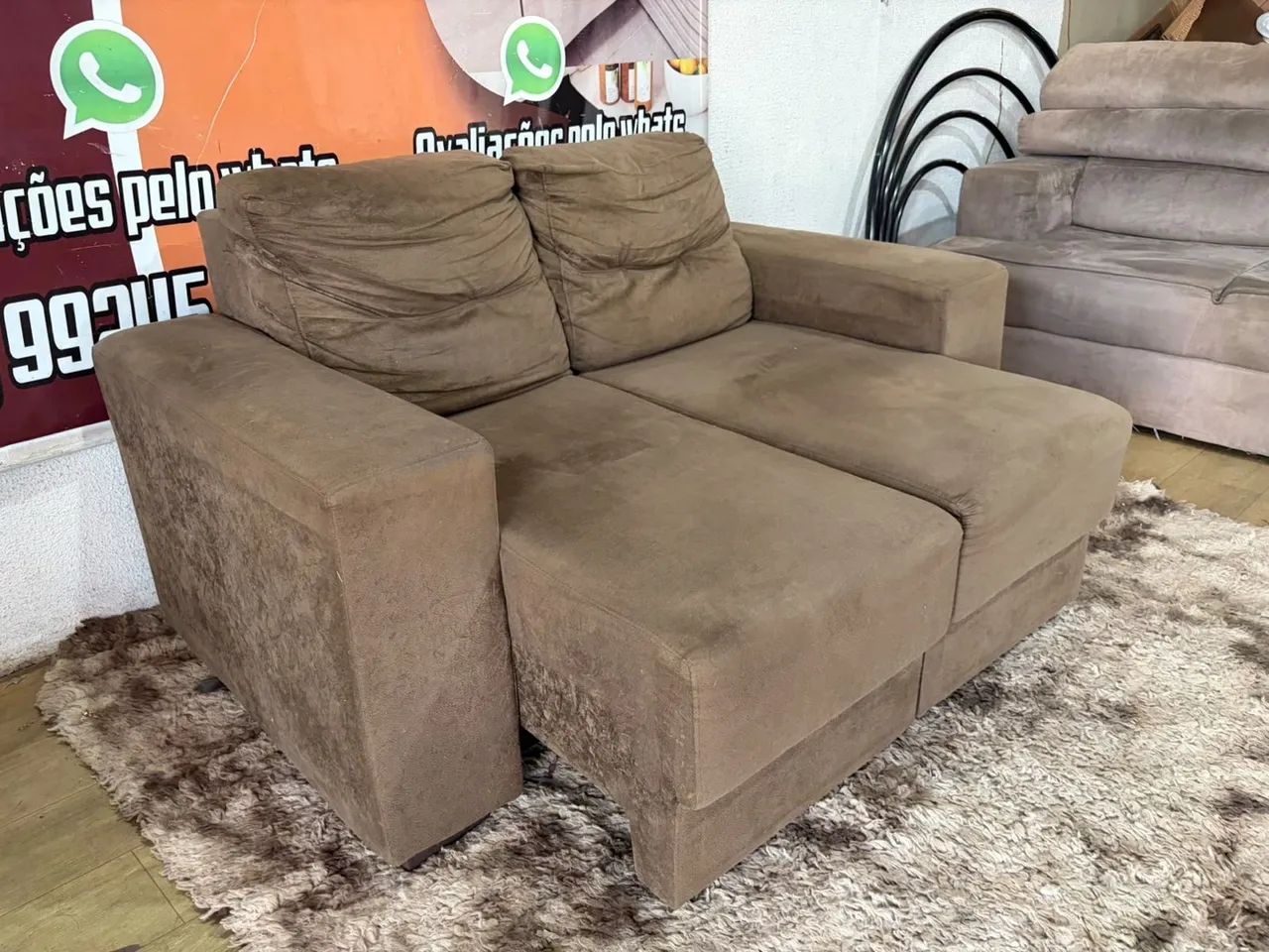 Sofa apenas retrátil ótimo estado - Foto 5
