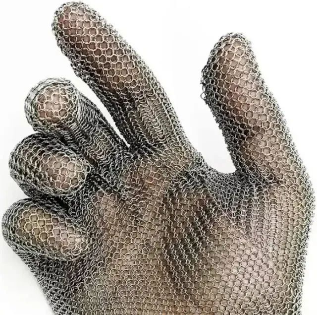 Luva de Aço inox açougueiro Volk brasil - Foto 2