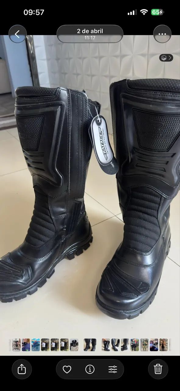 Bota bombeiro civil. - Foto 3