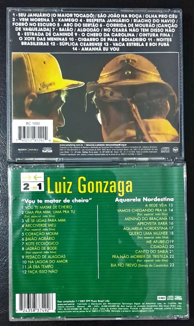 2 CDs com 3 álbuns de Luiz Gonzaga. - Foto 3