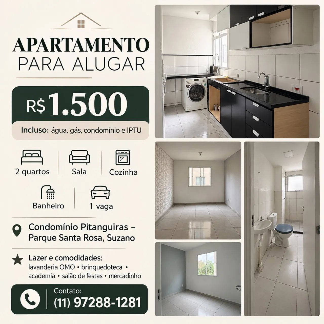 Apartamento para alugar Suzano 