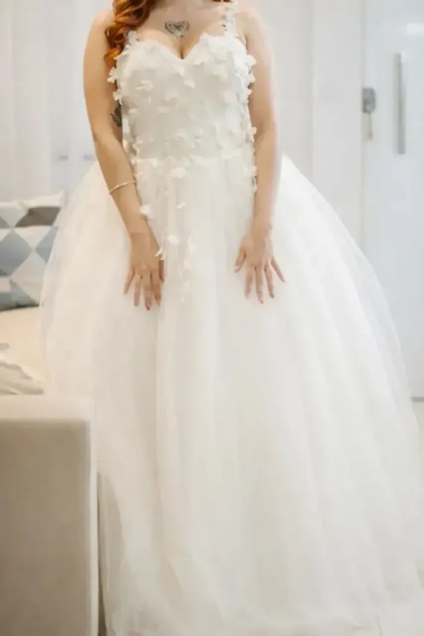 VESTIDO DE NOIVA 38-40 - Foto 2