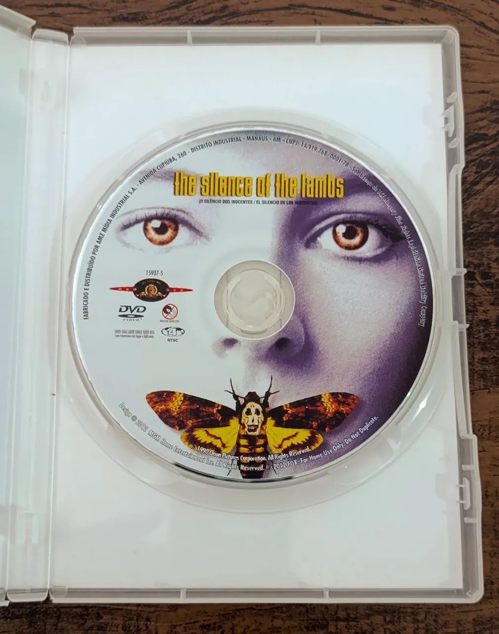 DVD O Silêncio dos Inocentes - Foto 3