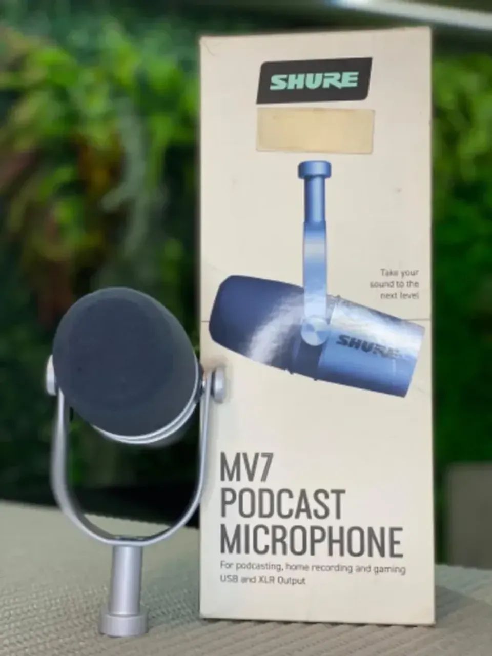 MICROFONE SHURE PODCAST MV7-S