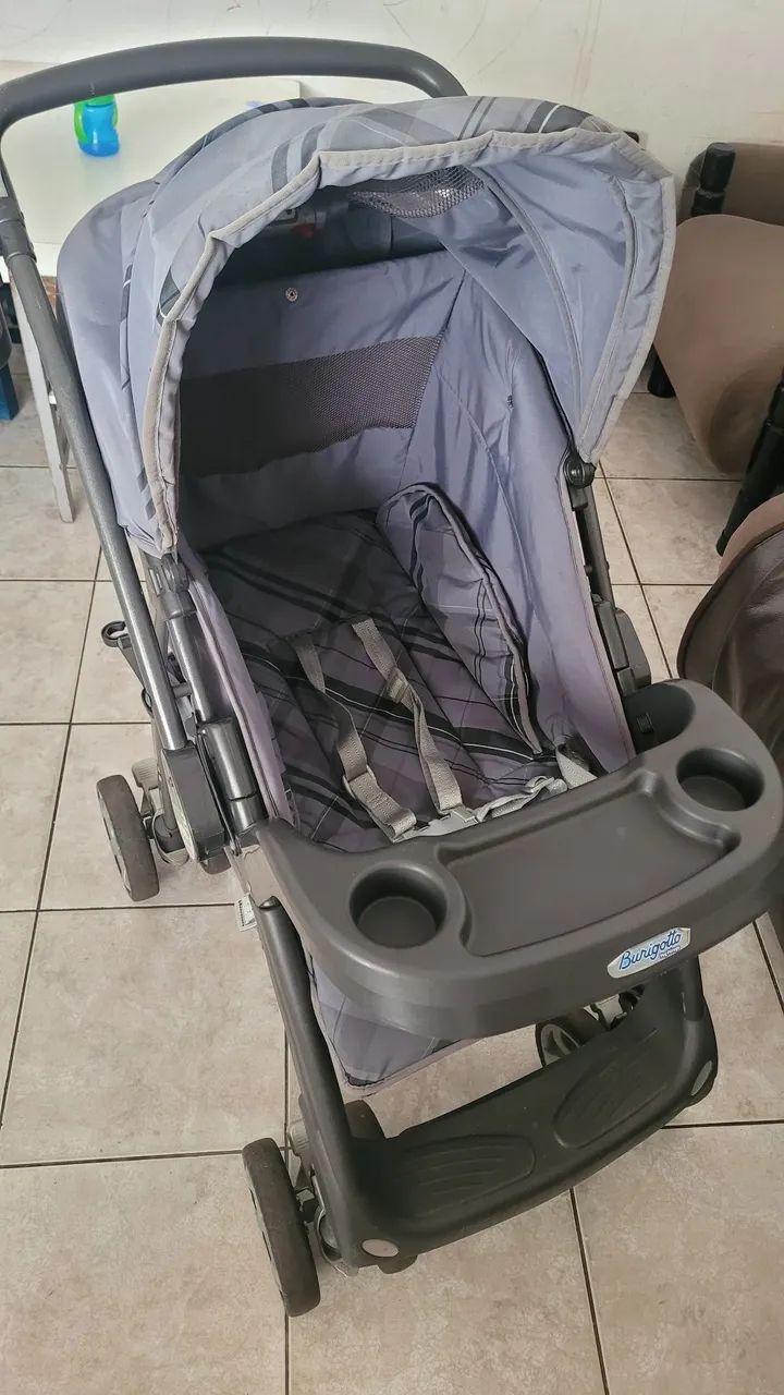 Carrinho de bebê com bebê conforto - Foto 6