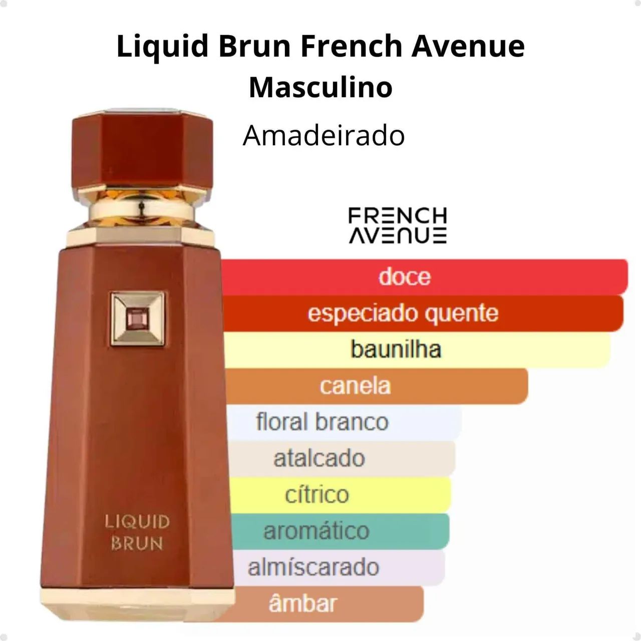 Perfume Liquid Brun Original Lacrado ? Fixação Forte + Alta Projeção 