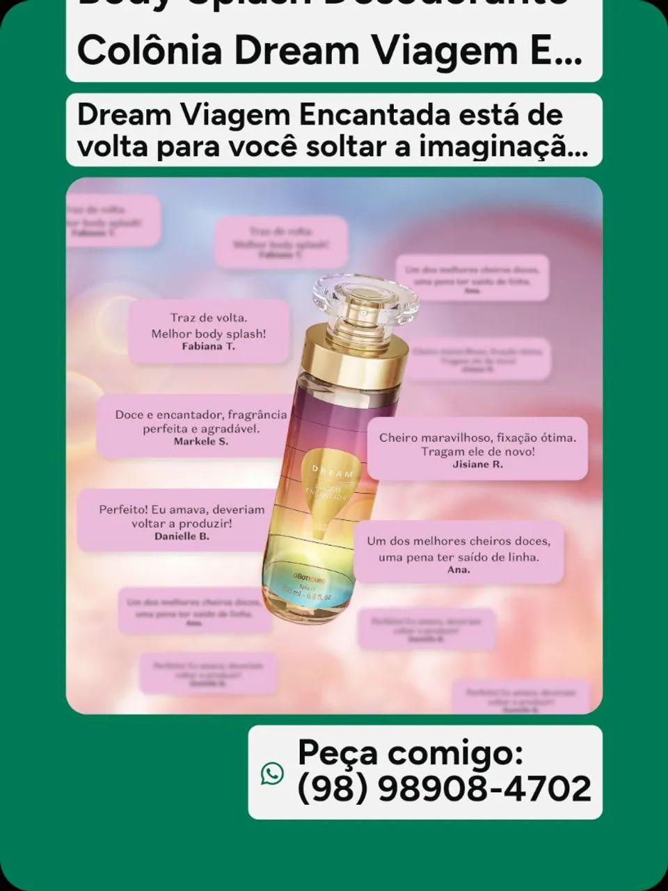 Perfumaria feminina