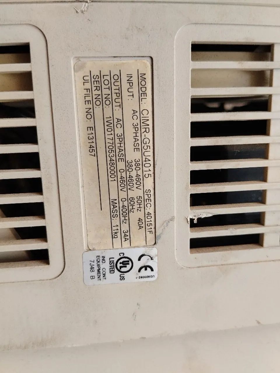 Inversor de frequência, Yaskawa, 40 A. Varispeed 616G6 - Foto 2