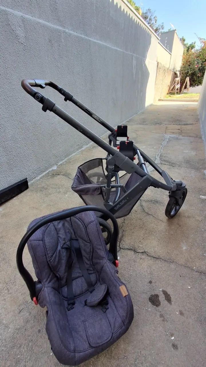 Bebê conforto e carrinho ABC Design Desapego - Foto 4