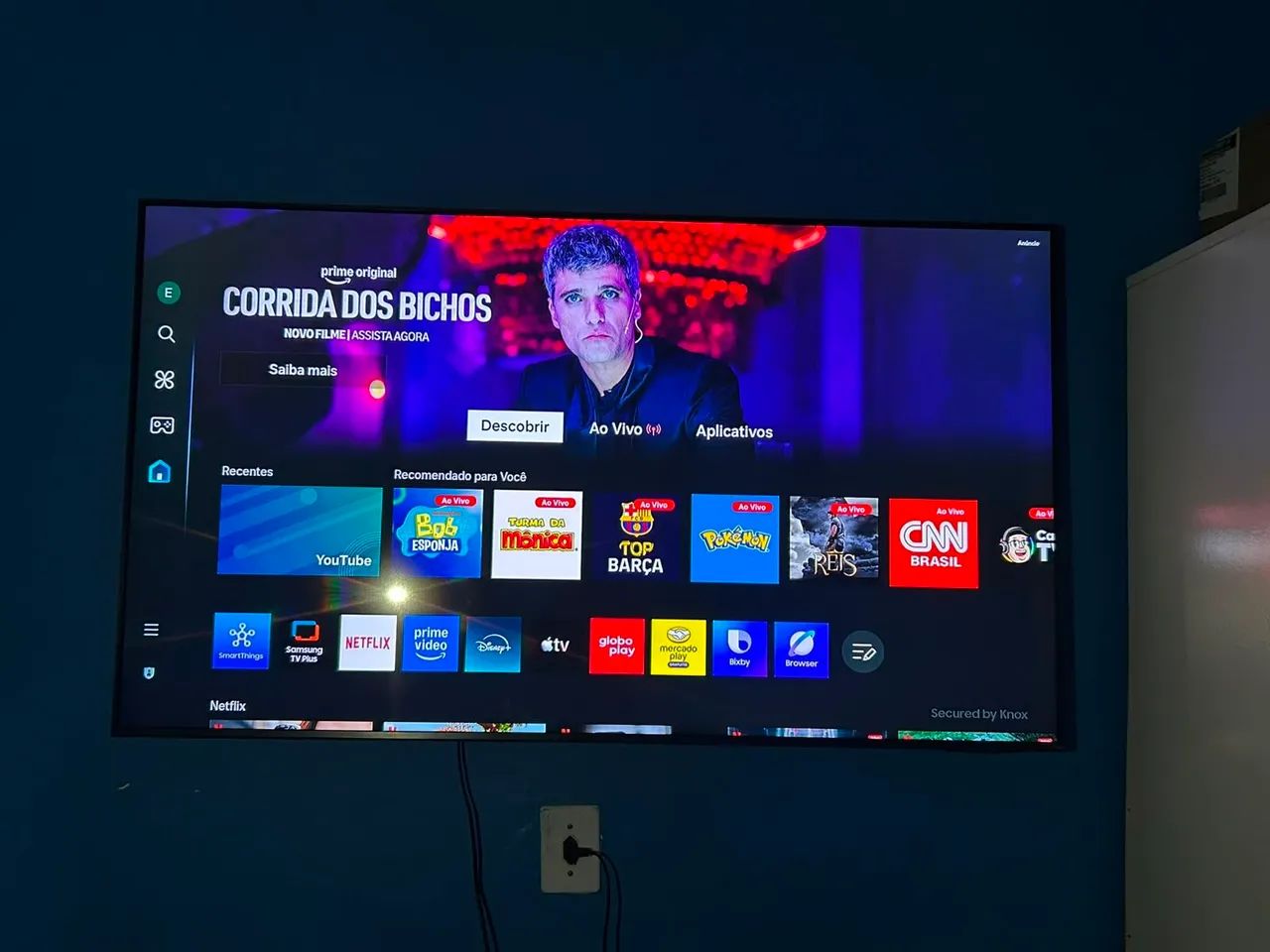 Televisão 55 polegadas,semi nova. 