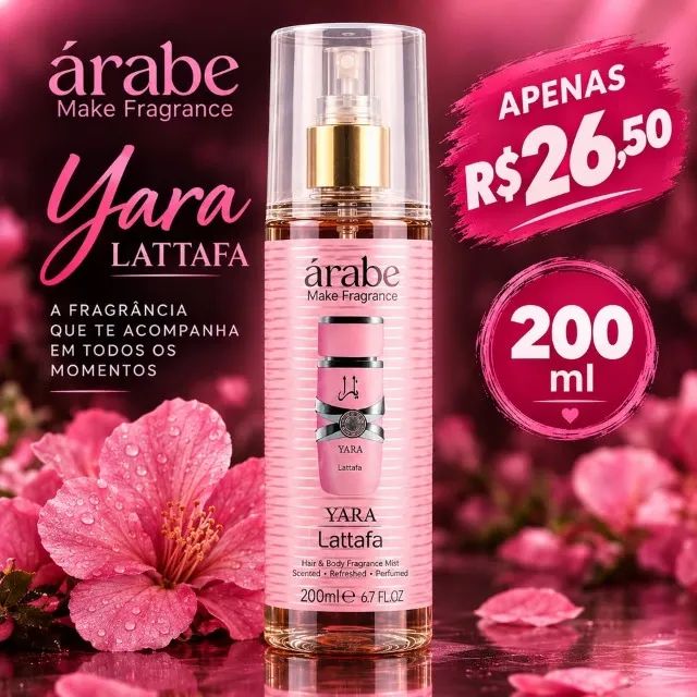 Body Splash Yara Lattafa 200ml
