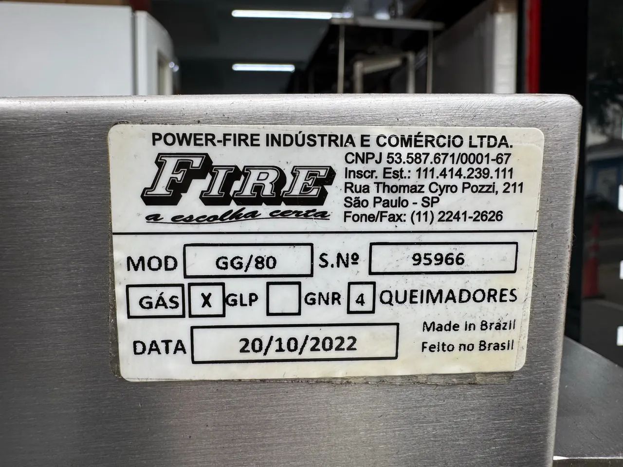 VENDO UM CHAR BROILER 4 QUEIMADORES FIRE NOVO - Foto 5