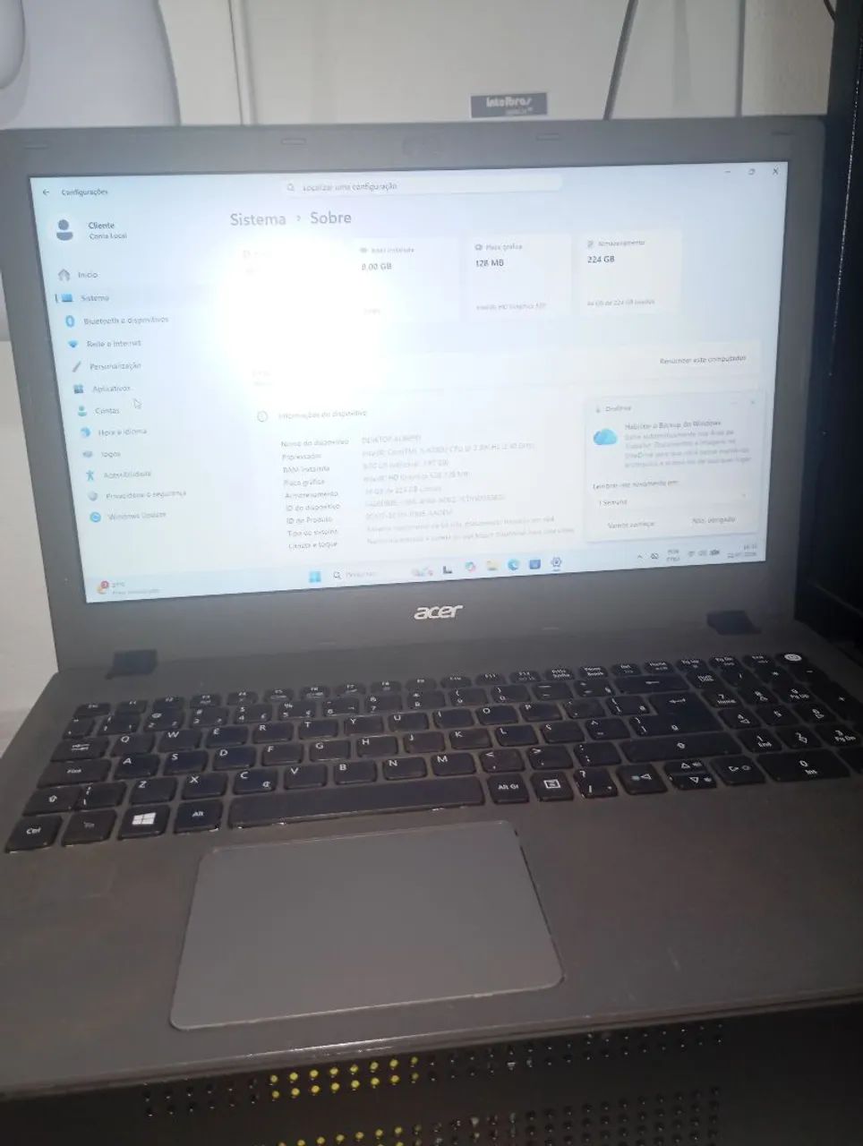 Vendo notebook Acer E5-574G - Foto 2
