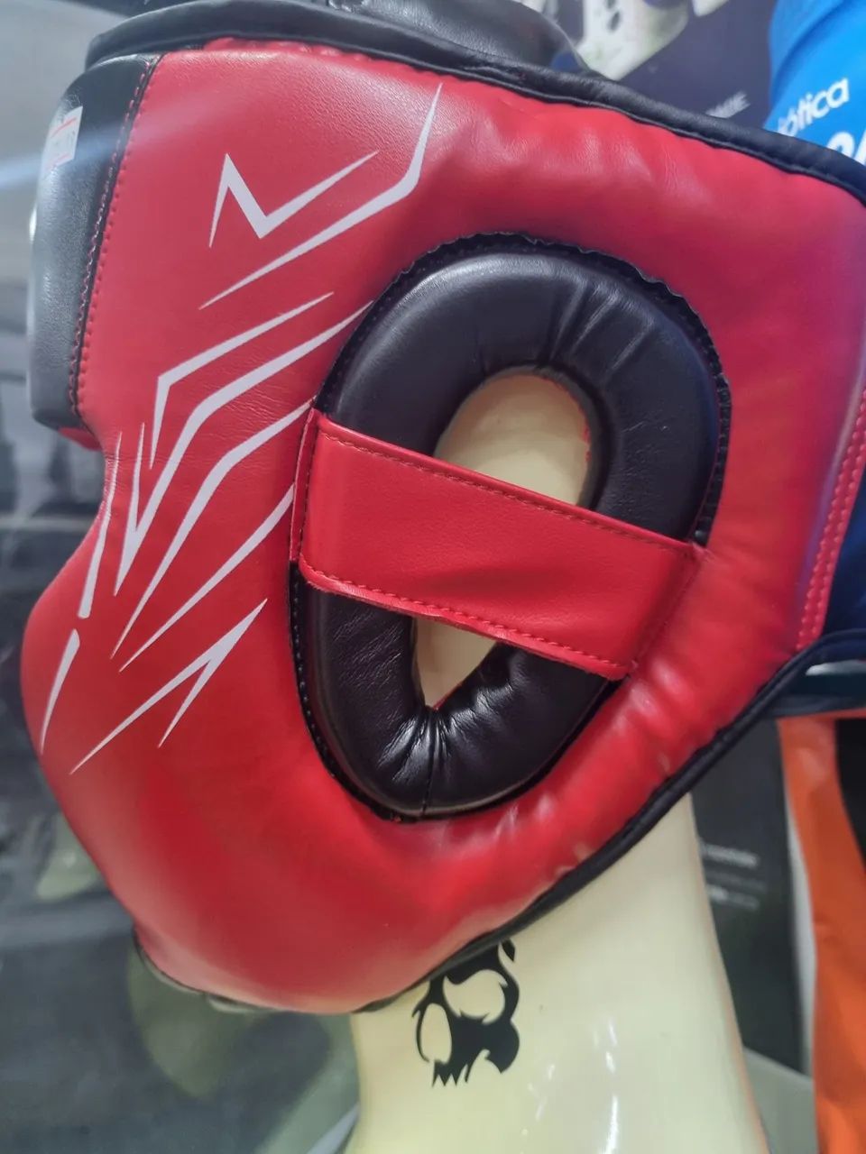 Capacete Protetor Ajustavel Boxe Muay Thai Karate - Foto 2