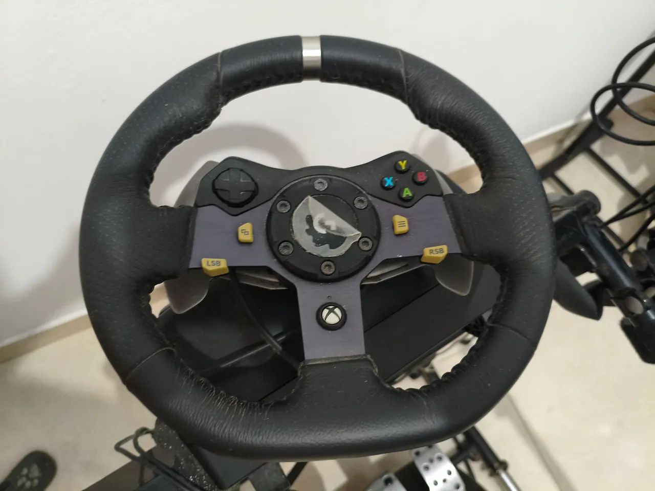 Logitech g920 + câmbio+ cockpit águia 