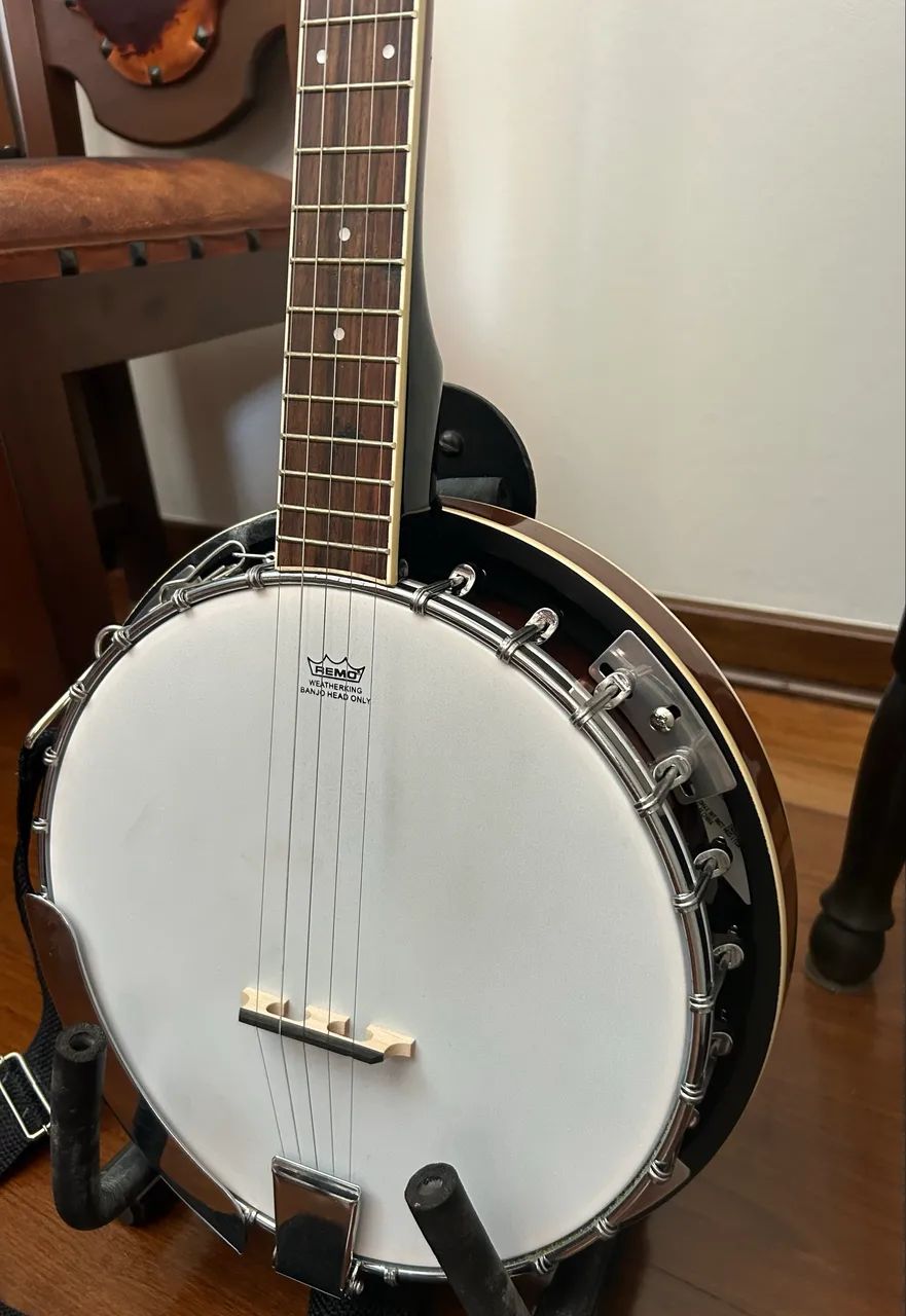 Vendo Banjo 5 cordas Strinberg em estado de novo. - Foto 2