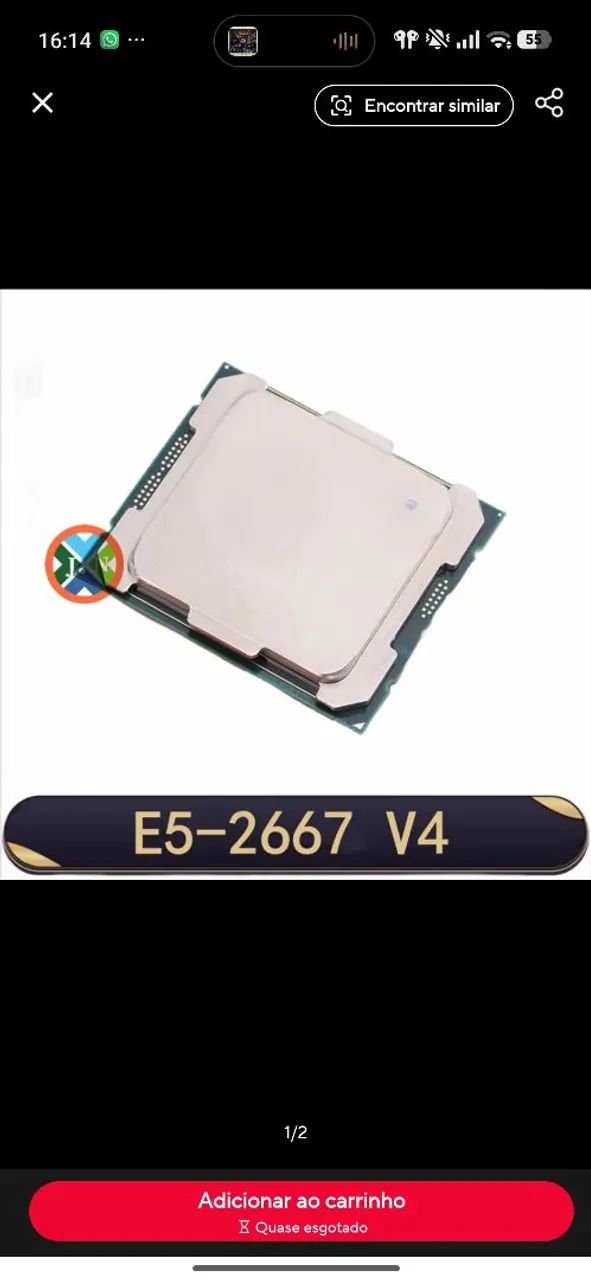 Processador Xeon e5 2667 v4