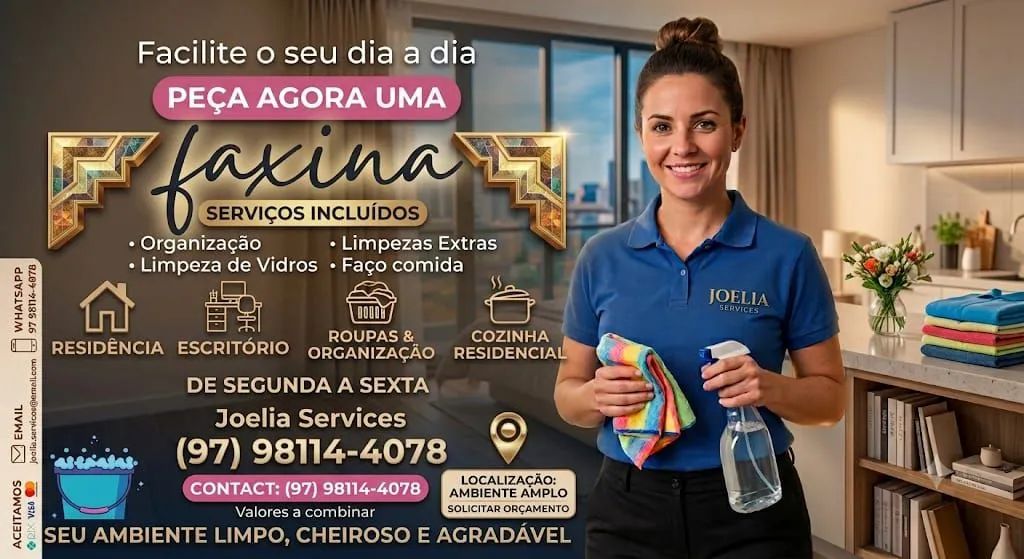 Faço faxina 