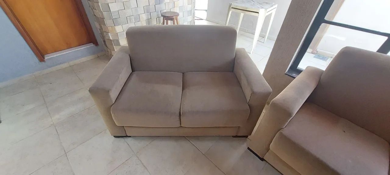 Jogo de sofá de 2 lugares