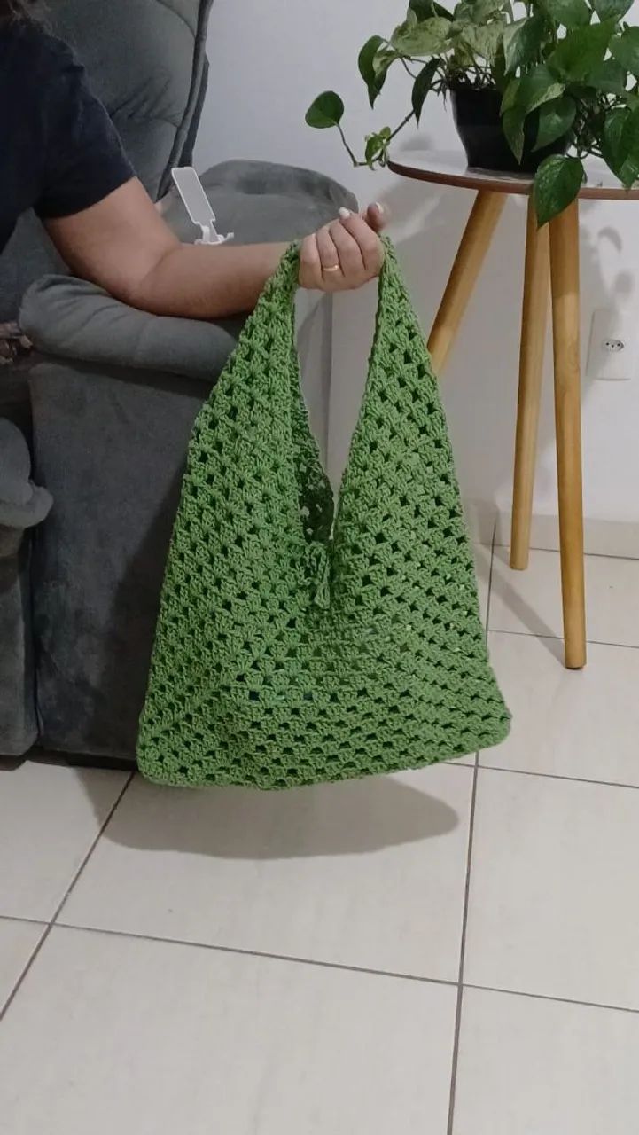 Bolsa em croche