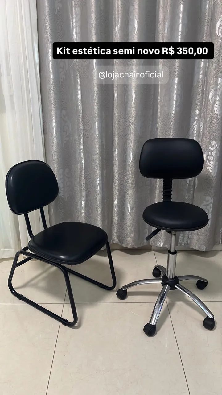 Cadeiras de escritório com Garantia de 3 meses  - Foto 4