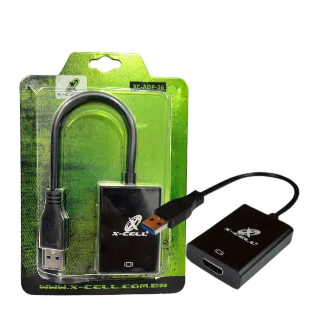 Cabo Conversor USB para HDMI