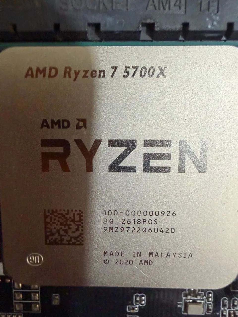 Processador RYZEN 7 5700x Novo c/ Garantia  - Foto 4