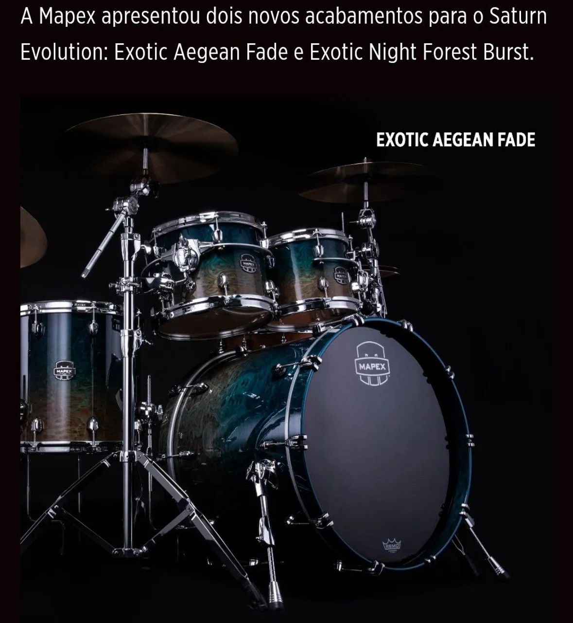 Shell Pack Bateria Mapex Saturn Evolution (zero)