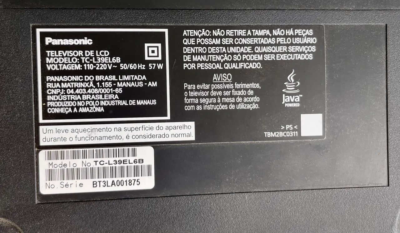 SMART TV PANASONIC 39 POLEGADAS (com defeito) - Foto 2