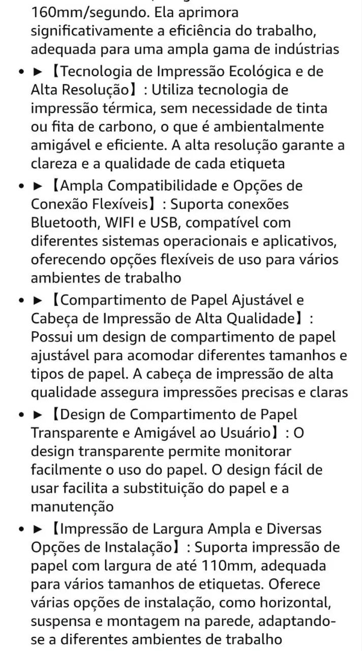 Impressora de etiquetas para trabalho  - Foto 5