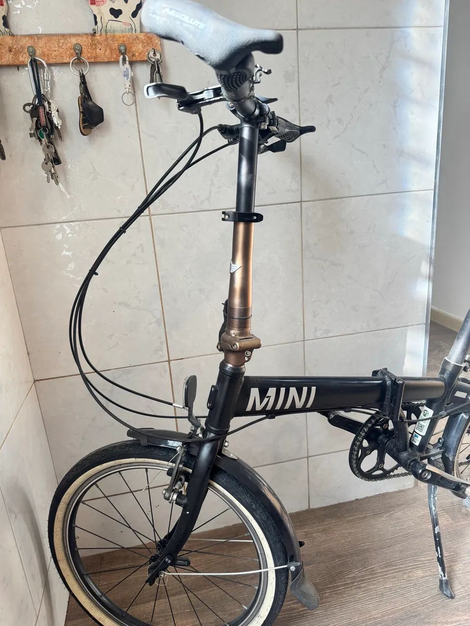 Bicicleta dobrável Nini cooper  - Foto 3