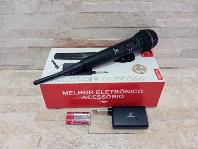 Microfone Altomex Sem Fio Até 30m Som Palestra e Karaokê - Foto 2