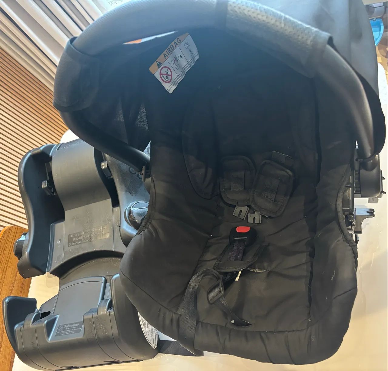 Bebe Conforto Cadeirinha Auto Infantil Galzerano + Base - Foto 2