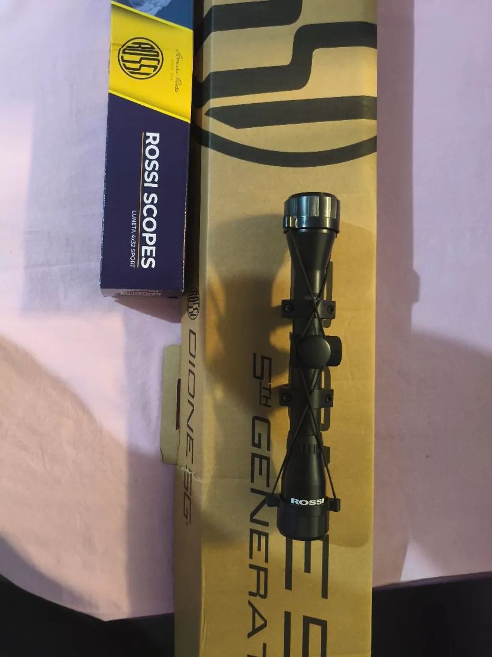 Kit Luneta 4x32 Dione 5g 5.5 semi nova 