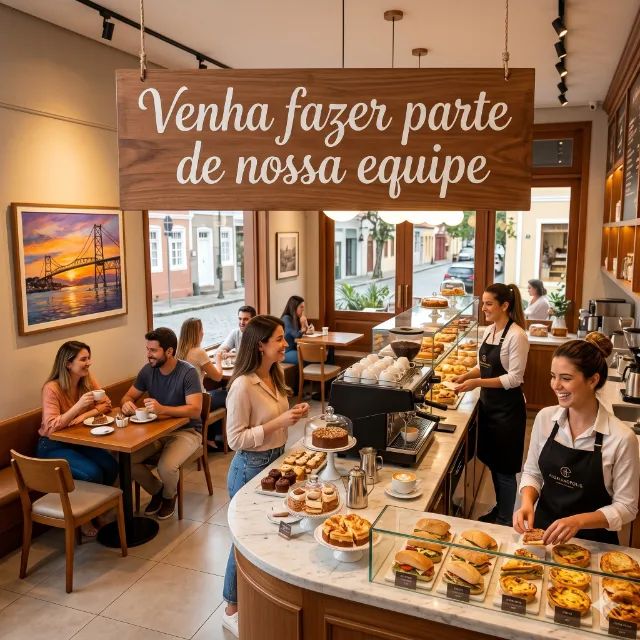 ATENDENTE E AUX DE COZINHA EM CONFEITARIA
